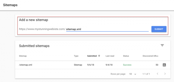 Google console Weebly sitemap