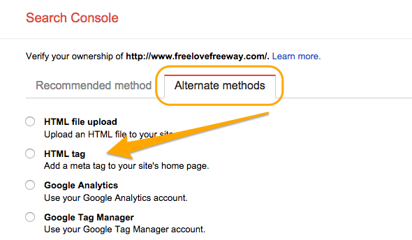 Weebly website verification