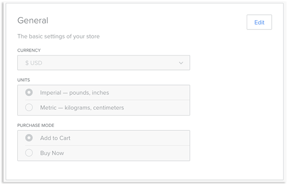 Weebly Store Information